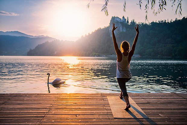 Heilfasten bedeutet auch Zeit für sich nehmen, Ruhe finden und sanfte Bewegung wie Yoga
