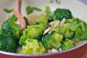 Broccoli-Lauch-Beilage