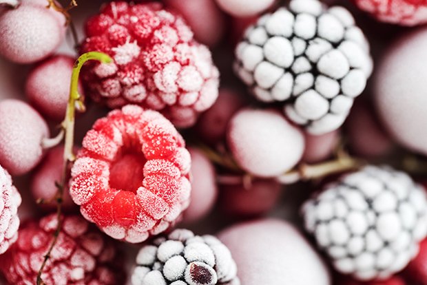 Bei schonendem Auftauen verliert frisch tiefgefrorenes Obst oder Gemüse kaum an Geschmack