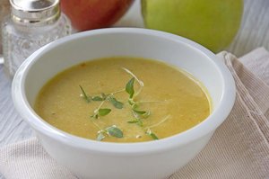 Linsen-Apfel-Suppe