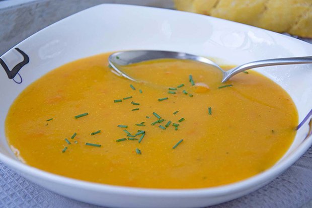 Mango-Kürbis-Suppe
