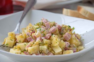 Petersilienwurzel-Linsen-Salat