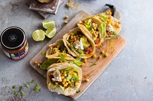 Tacos mit Chili-Füllung
