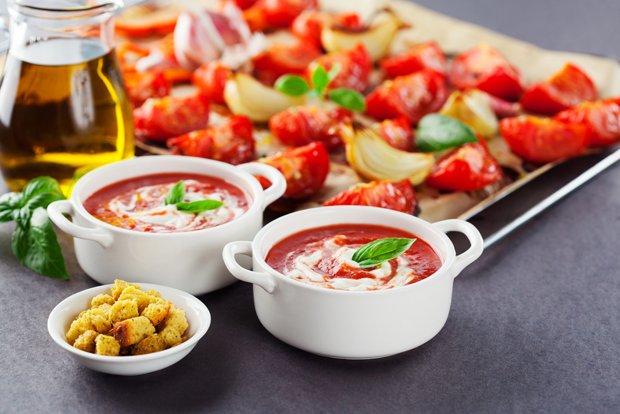 Tomatensuppe gekühlt - Gazpacho