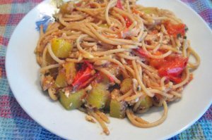 Kürbis-Spaghetti