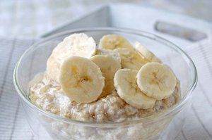 Porridge mit Banane