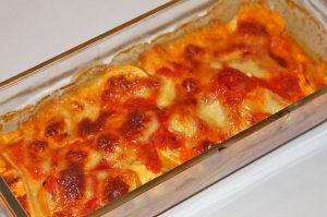Zucchetti-Feta-Lasagne