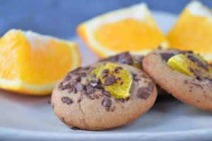 Orangen-Schokolade-Cookies