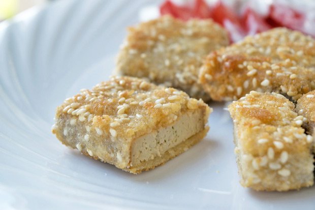 Sesam-Kokos-Tofu