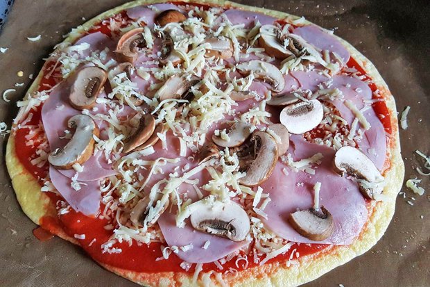 Pizza ohne Kohlenhydrate
