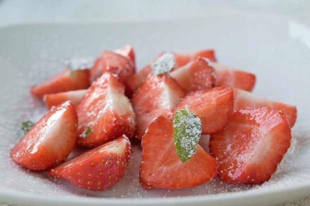 Süss-scharfe Erdbeeren