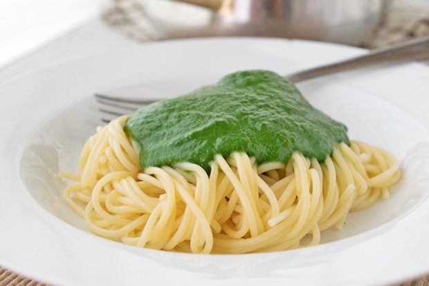Spinat-Spaghetti