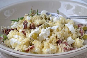 Erbsen-Couscous-Salat
