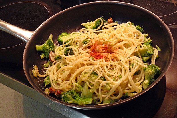 Schnelle Spaghetti mit Broccoli und Gorgonzola