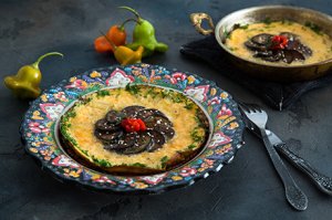 Auberginen-Omelette