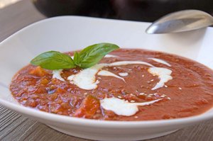 Auberginen-Sesam-Suppe