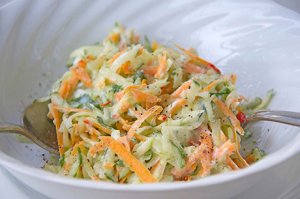 Rüebli-Gurken-Salat