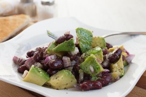 Kidneybohnen-Avocado-Salat