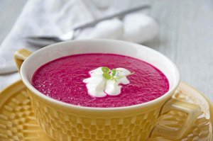 Rote Beete Cremesuppe