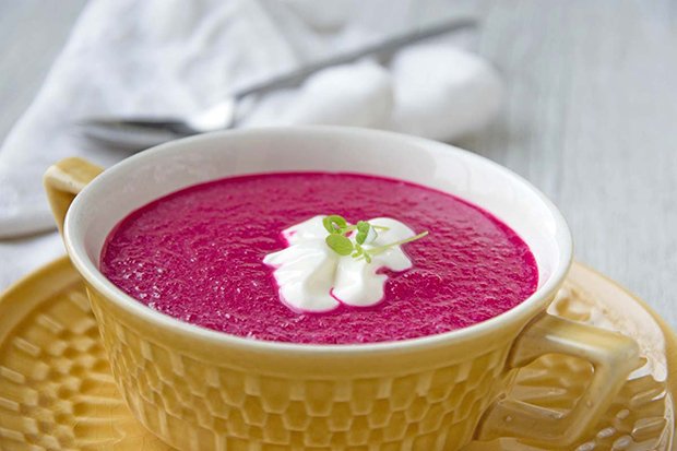 Rote Beete Cremesuppe