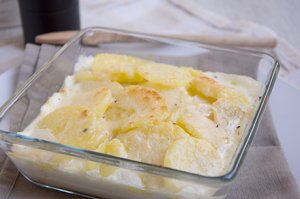 Kartoffelgratin ohne Käse