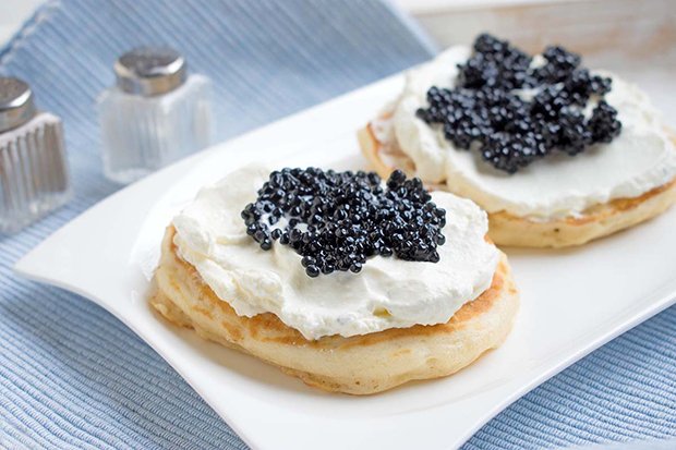 Blinis mit Kaviar - Rezept - GuteKueche.ch