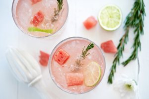 Wassermelonen-Ingwer Mocktail