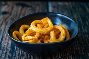 Selbstgemachte Curly Fries