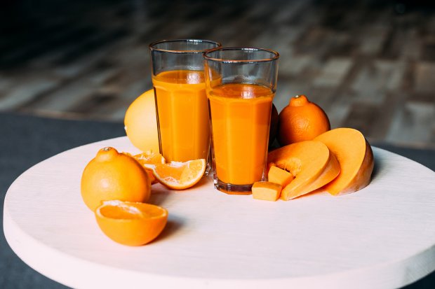 Orangen-Kürbis-Smoothie