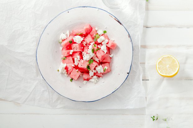 Wassermelonen-Feta-Salat