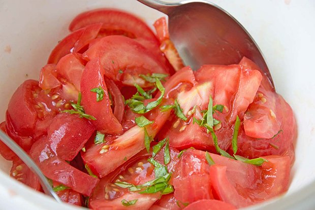 fruchtig frischer Tomatensalat