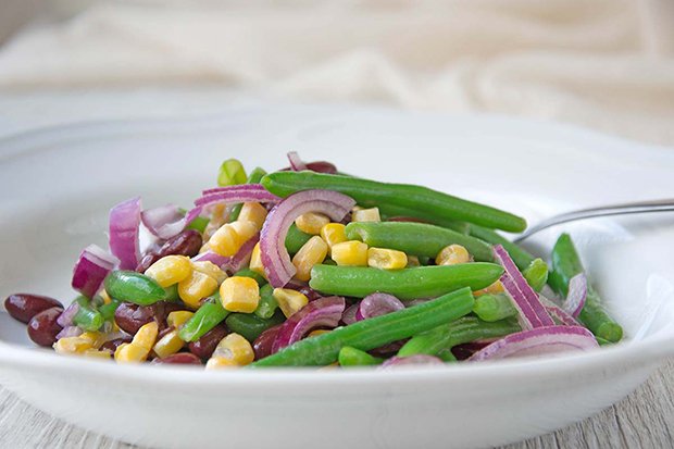Bohnen-Mais-Salat