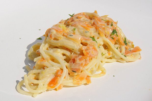 Rüebli-Spaghetti