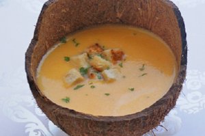 Rüebli-Kokos-Suppe