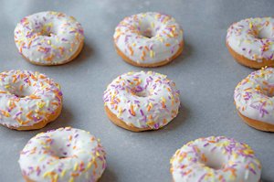 Donuts für Backform