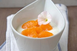 Fruchtige Mandarinencreme