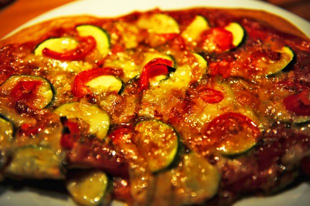 Pikante Gemüsepizza