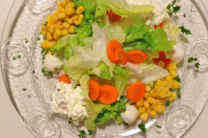 Schneller Salatteller