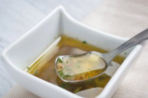 Salat mit Muskat/Balsamico-Sauce