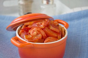Tomaten-Kartoffelauflauf