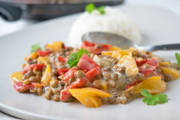 Linsen-Gemüse-Curry