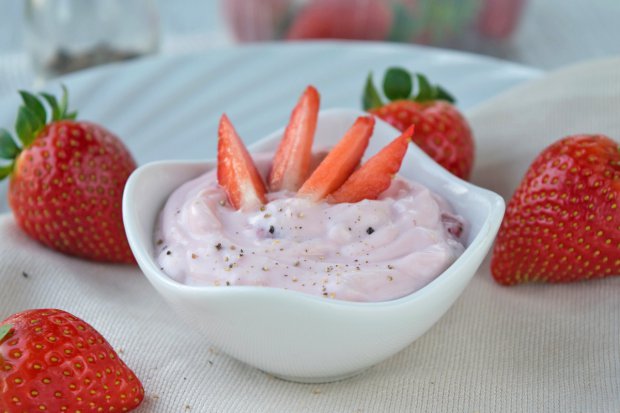 Erdbeer-Creme Fraiche