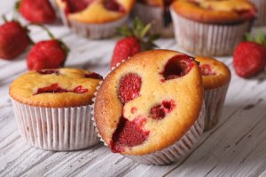 Daiquiri-Erdbeer-Muffin