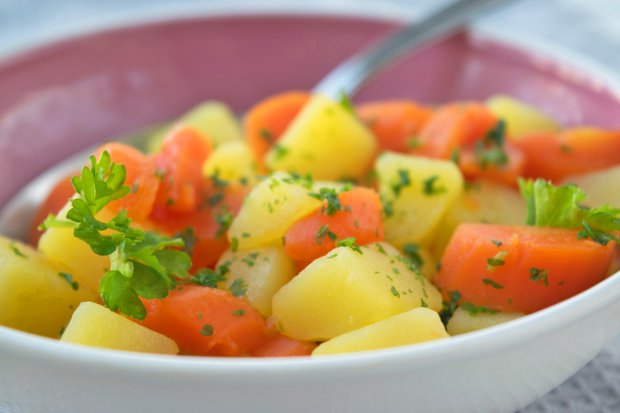 Möhren-Kartoffeln-Teller - Rezept - GuteKueche.ch