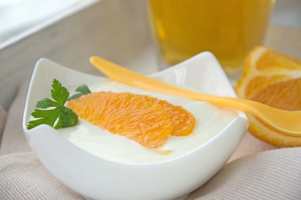Orangencrème-Dessert